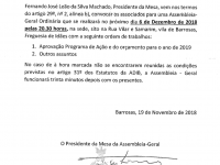 CONVOCATÓRIA ASSEMBLEIA – GERAL