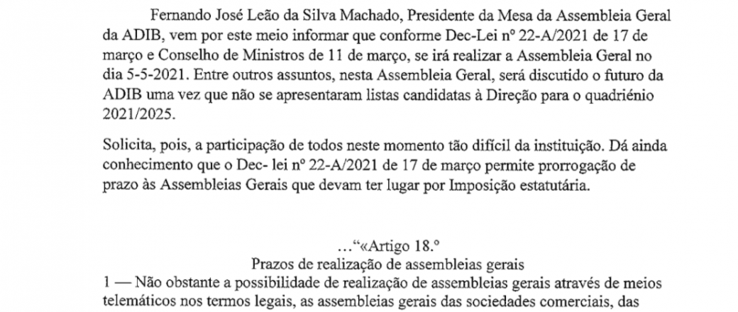 Comunicado