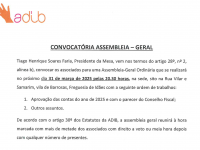 ADIB – Convocatória Assembleia 31/03/2026